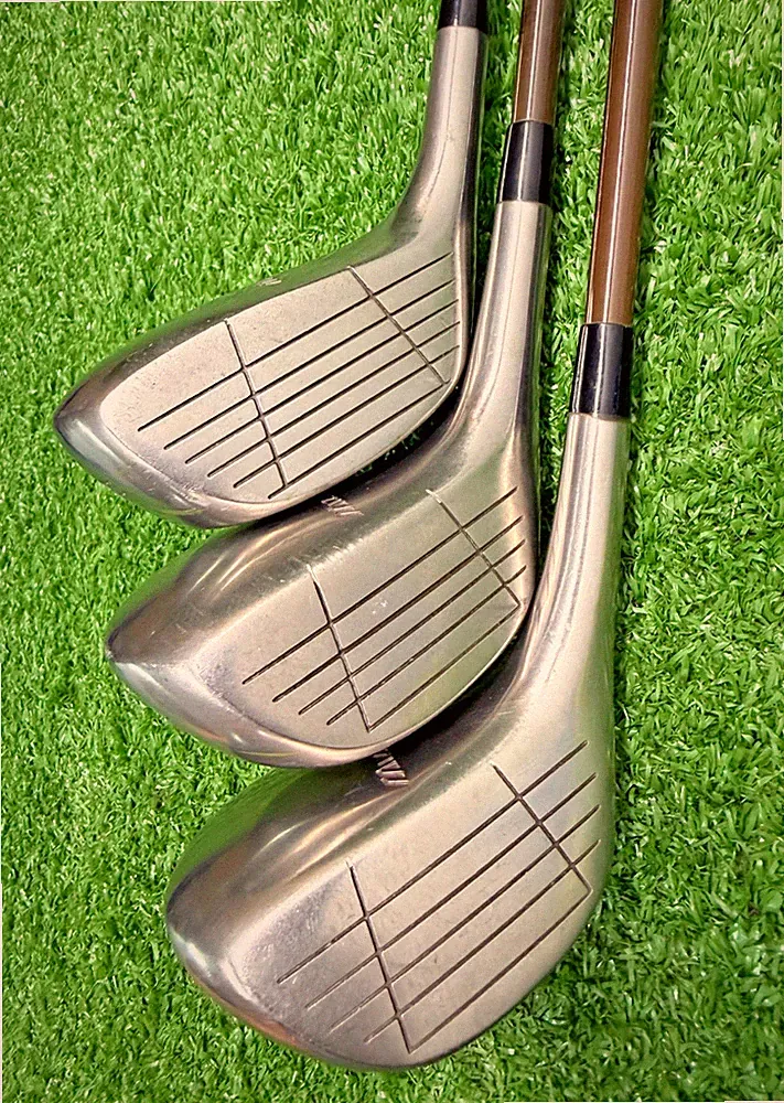 CLASSIC Mizuno MZK II Wood Set 1,3,5 Woods / Stiff Graphite / EXCELLENT / sa6920
