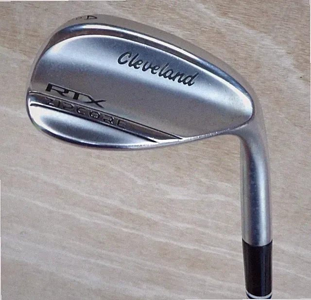 CLEAN CHROME CLEVELAND RTX ZIPCORE SAND WEDGE 54 LOFT MID 10 BOUNCE RIGHT HANDED