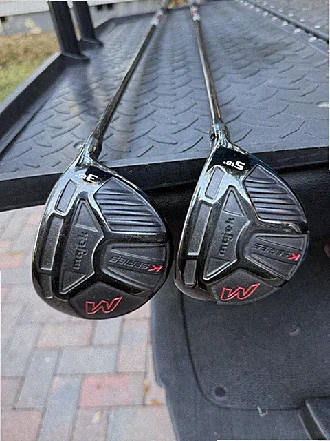 Clean! Majek K Series 3 And 5 Wood Matching Golf Club Set Senior Flex RH