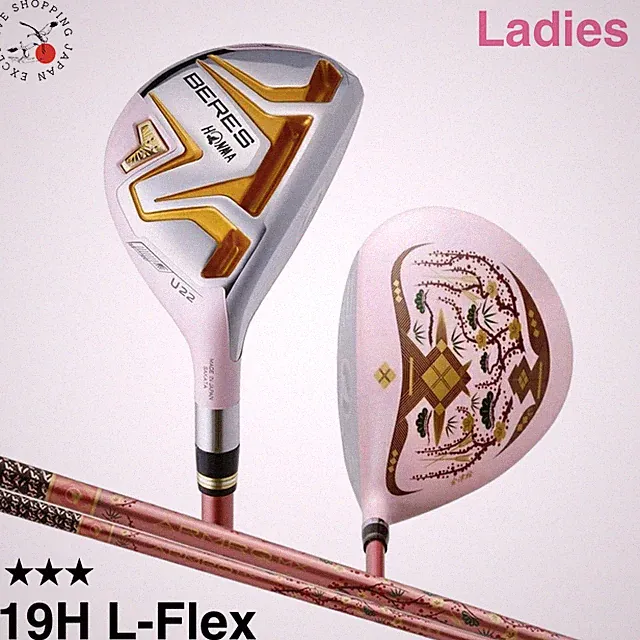 Clearance HONMA BERES 08 AIZU Ladies Hybrid Utility 19H L-Flex ARMRQ MX 3Star 3S