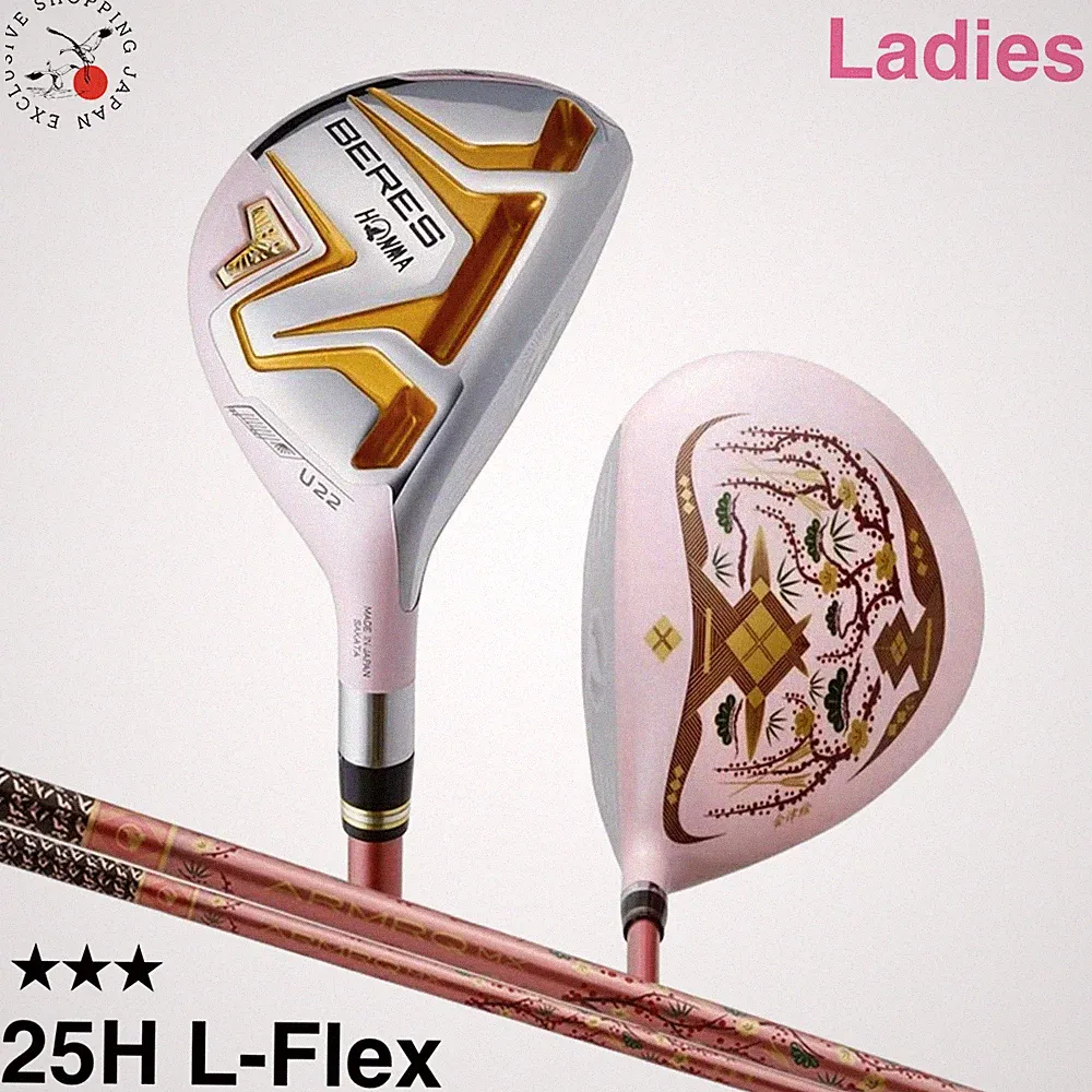 Clearance HONMA BERES 08 AIZU Ladies Hybrid Utility 25H L-Flex ARMRQ MX 3Star 3S