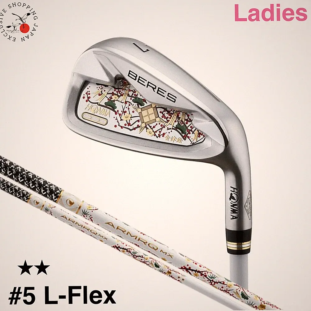 Clearance HONMA BERES 08 AIZU Ladies Iron #5 L-Flex ARMRQ MX 2S 2Star Graphite