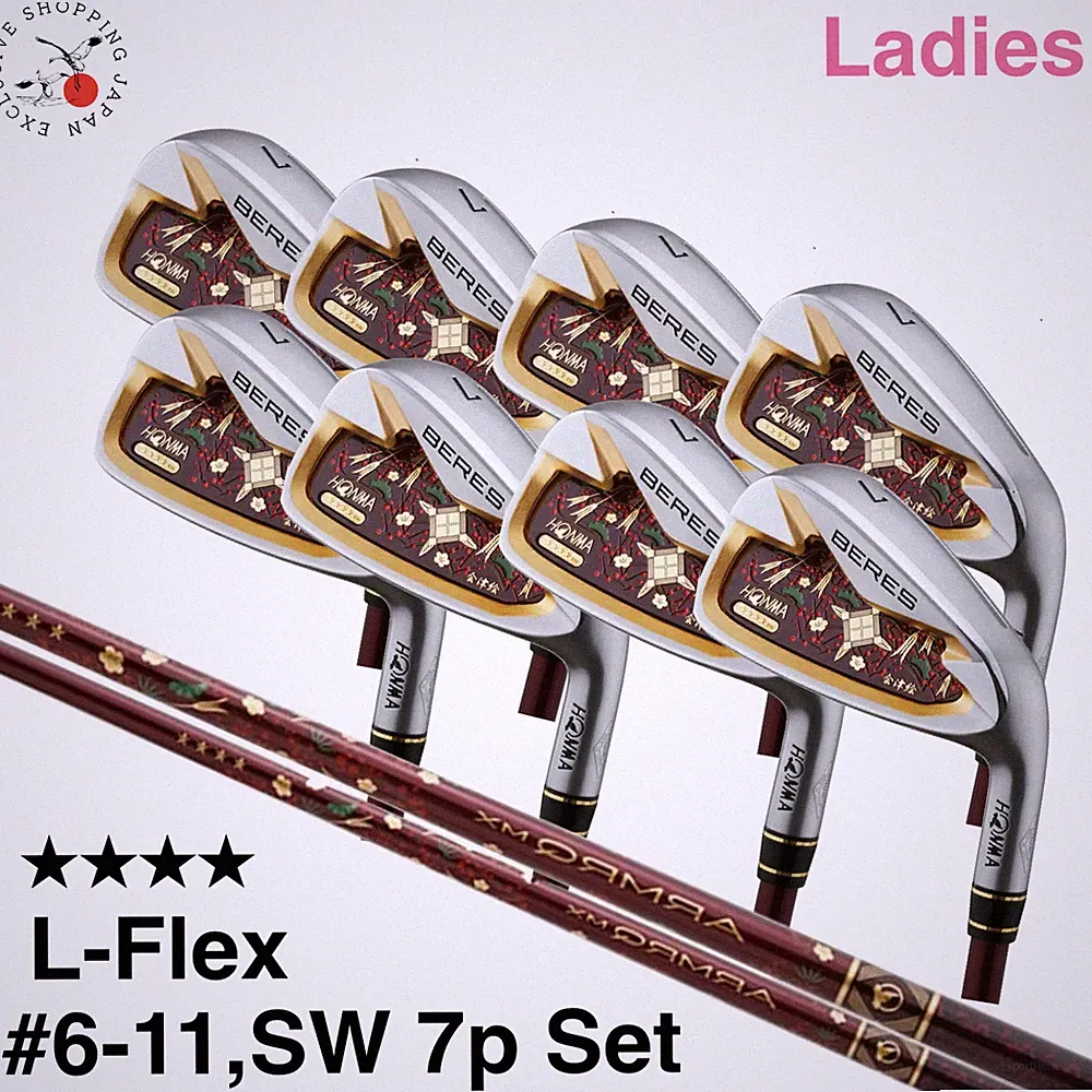 Clearance HONMA BERES 08 AIZU Ladies Iron Set #6~11,SW 7p L-Flex ARMRQ MX 4 Star