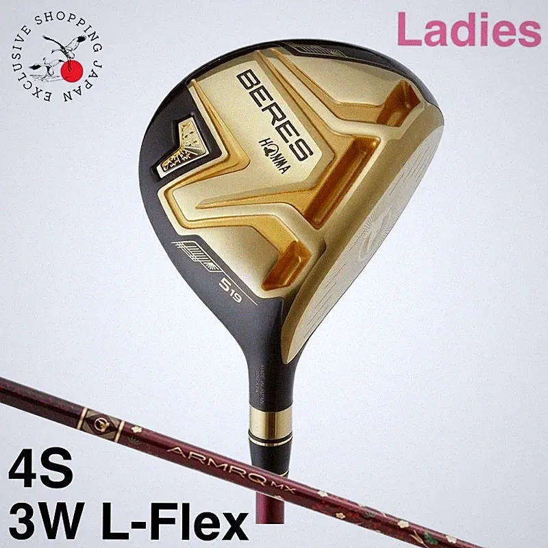 Clearance HONMA Beres Aizu Ladies Fairway Wood 4S 4 Star 3W L-Flex ARMRQ MX New