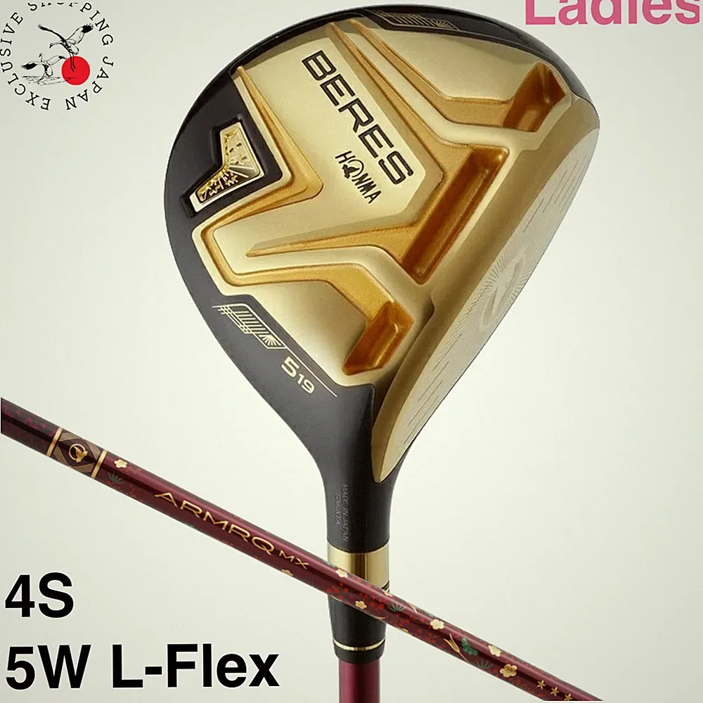 Clearance HONMA Beres Aizu Ladies Fairway Wood 4S 4 Star 5W L-Flex ARMRQ MX New