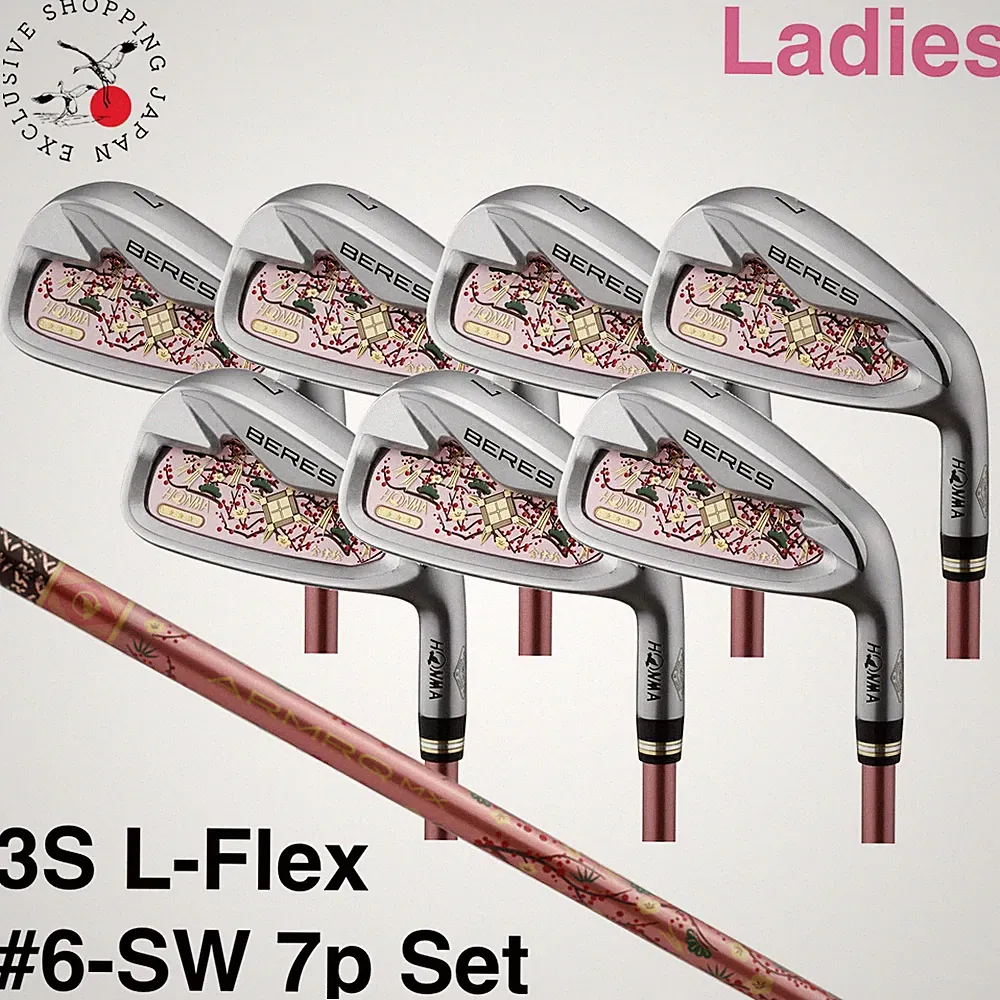 Clearance HONMA BERES AIZU Ladies Iron 3S 3 Star #6-SW 7p Set L-Flex ARMRQ MX JP