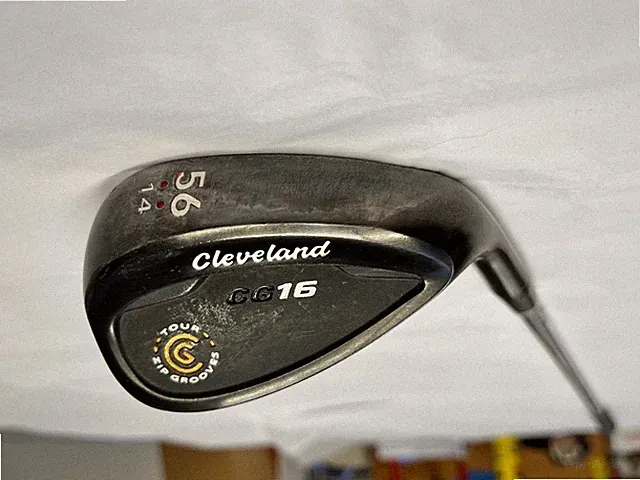 Cleaveland CG16 56° S Wedge 14 Bounce Tour Zip Groves, W/New Karma Jumbo Grip