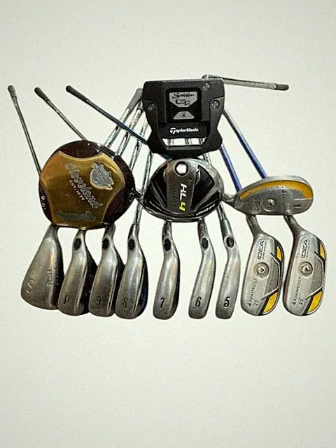 Cleveland, Callaway and TaylorMade Complete Set #081826P02 S Flex +1" Length
