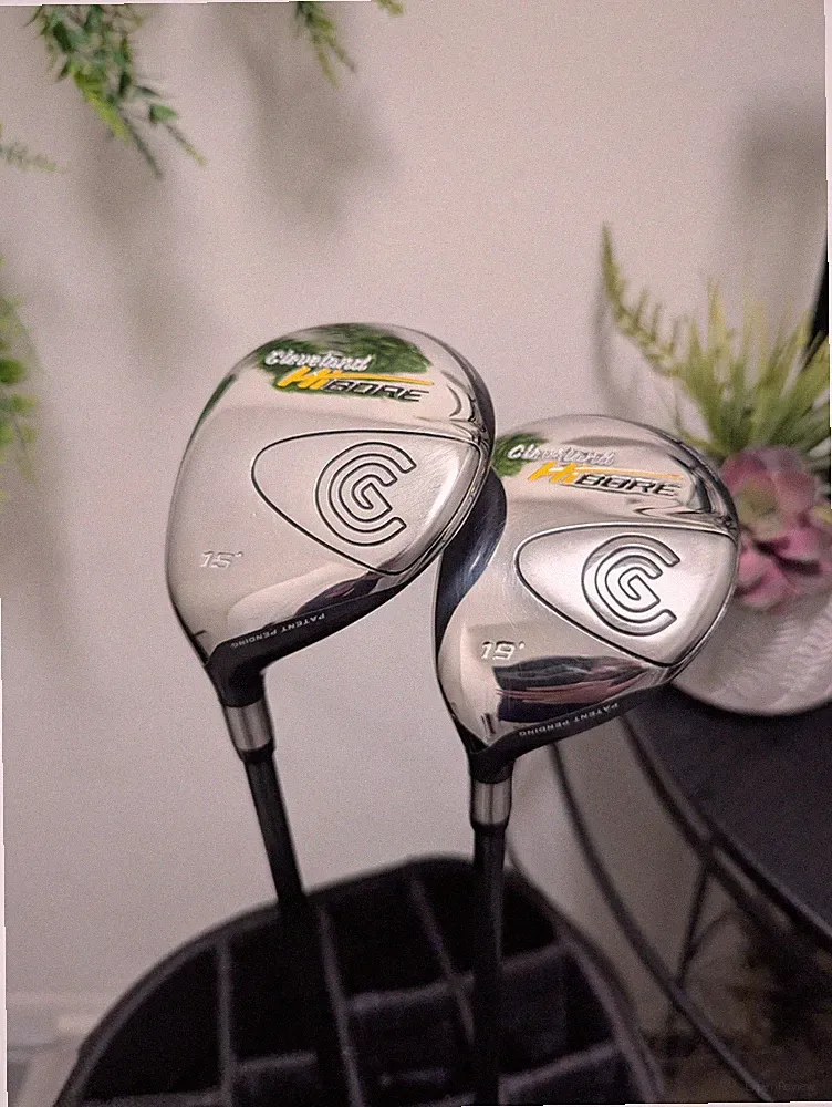 Cleveland CG Hi-BORE Left-Handed 3W 15° + 5W 19° Fairway Woods Set Golf Clubs