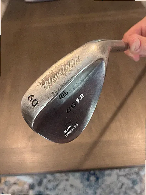 Cleveland CG12 Wedge 60° Golf Club Steel Shaft Silver/Black Champkey Grip