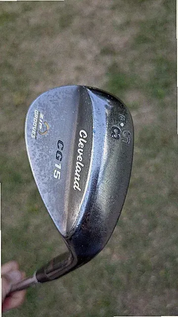 Cleveland CG15 Wedge 58° loft / 8° bounce C3 Grind Zip Grooves Steel Shaft RH