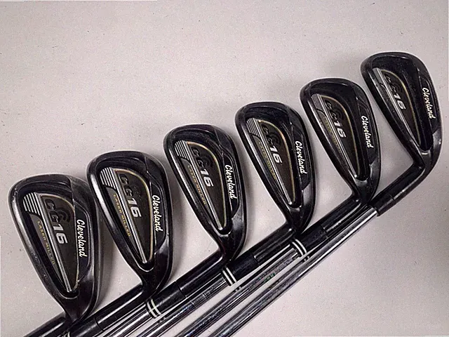 Cleveland CG16 Black Pearl Iron Set 5-PW Traction 85g Regular Steel Mens RH