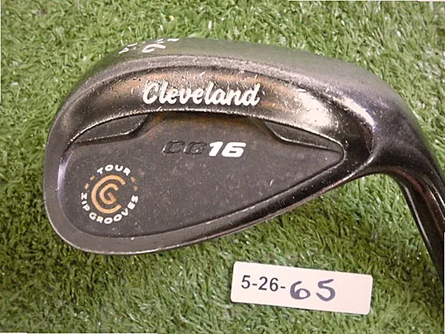 Cleveland CG16 Tour Zip Black Pearl 56* 14* Sand Wedge Traction Steel Jumbo