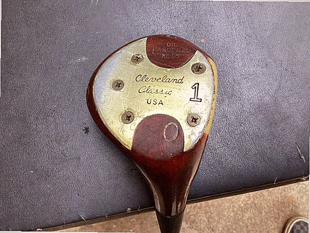 Cleveland Classic USA persimmon Oil Hardened RC 85 driver 44”
