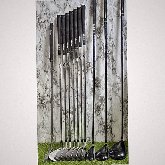 Cleveland Club Set 1W 3W 4H 5-9i P S PT 11pc RH Men Flex S with 4 Headcovers