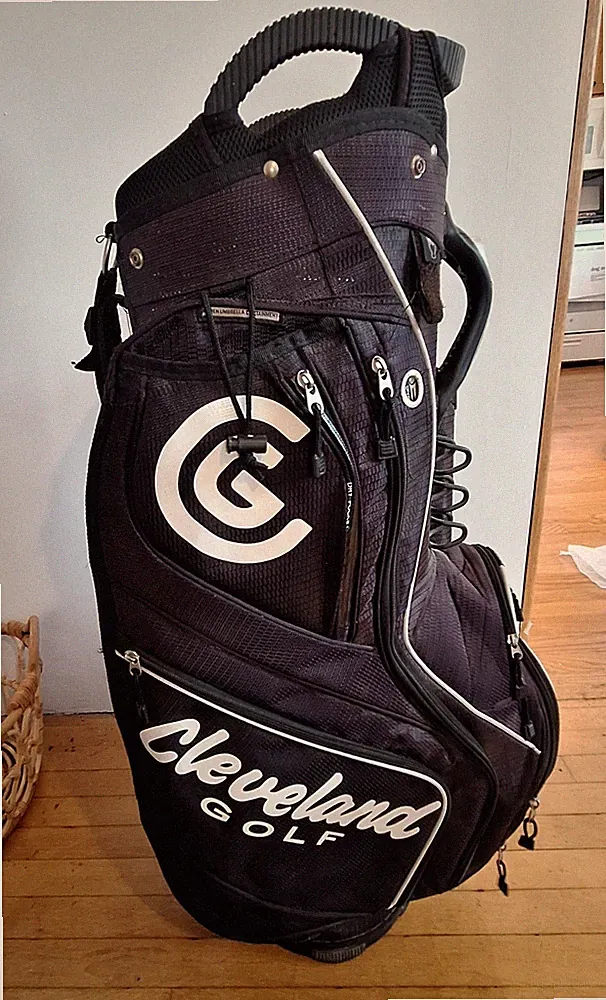 Cleveland Golf CG Cart Bag 14-Way, Molded 3-way Grab Handle, Umbrella Holder