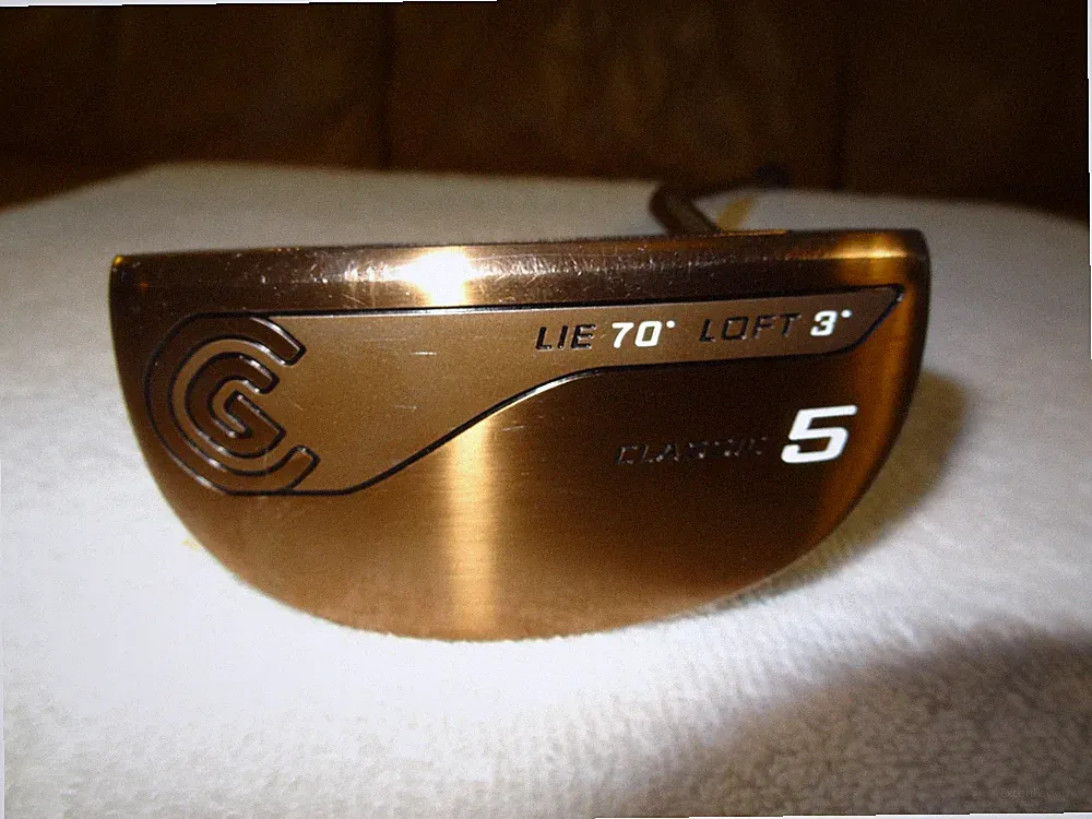 Cleveland Golf Classic 5 BRZ 70* / 3*Loft Bronze Finish Putter -35" R-Hand Steel
