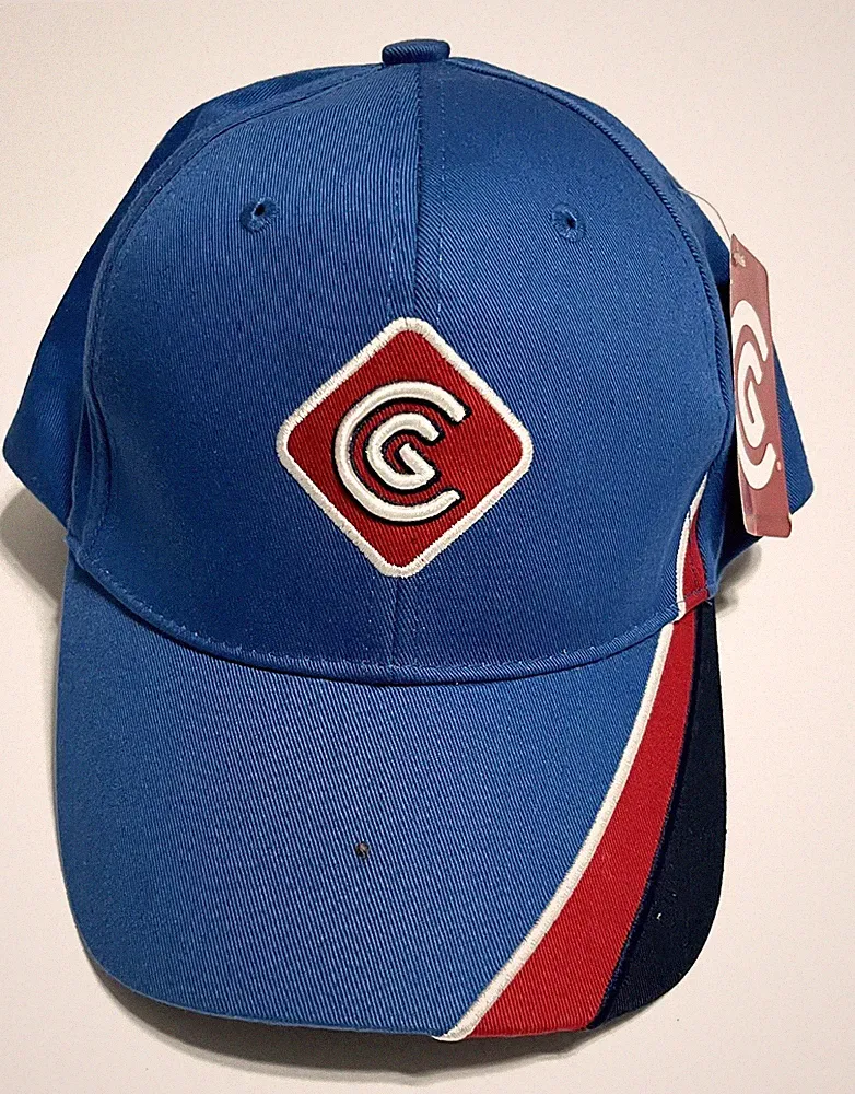 Cleveland Golf Men's Blue Red White Baseball Cap Adjustable Strap Hat New NWT