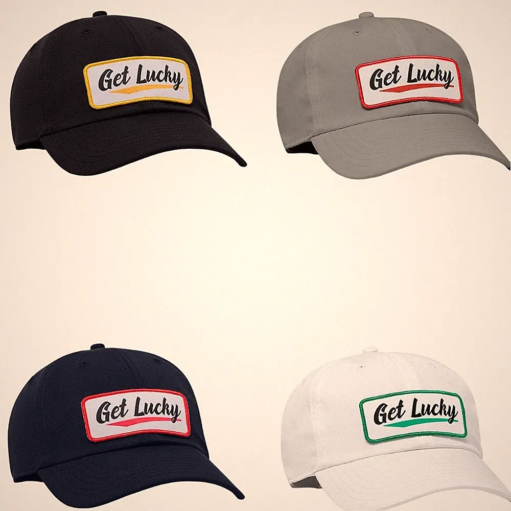 Cleveland Golf Mens Get Lucky Hat Adjustable Golf Cap - New 2026
