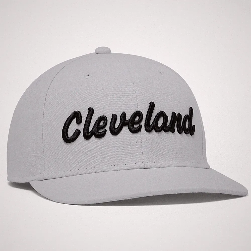 Cleveland Golf Retro Snapback Hat COLOR: Gray SIZE: Adjustable