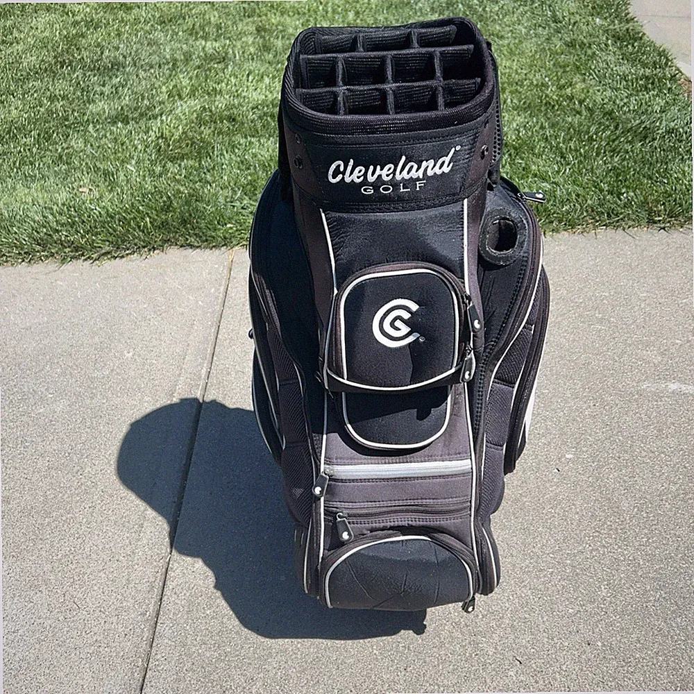Cleveland Golf Stand Bag, 14 Top Dividers Black And White V14