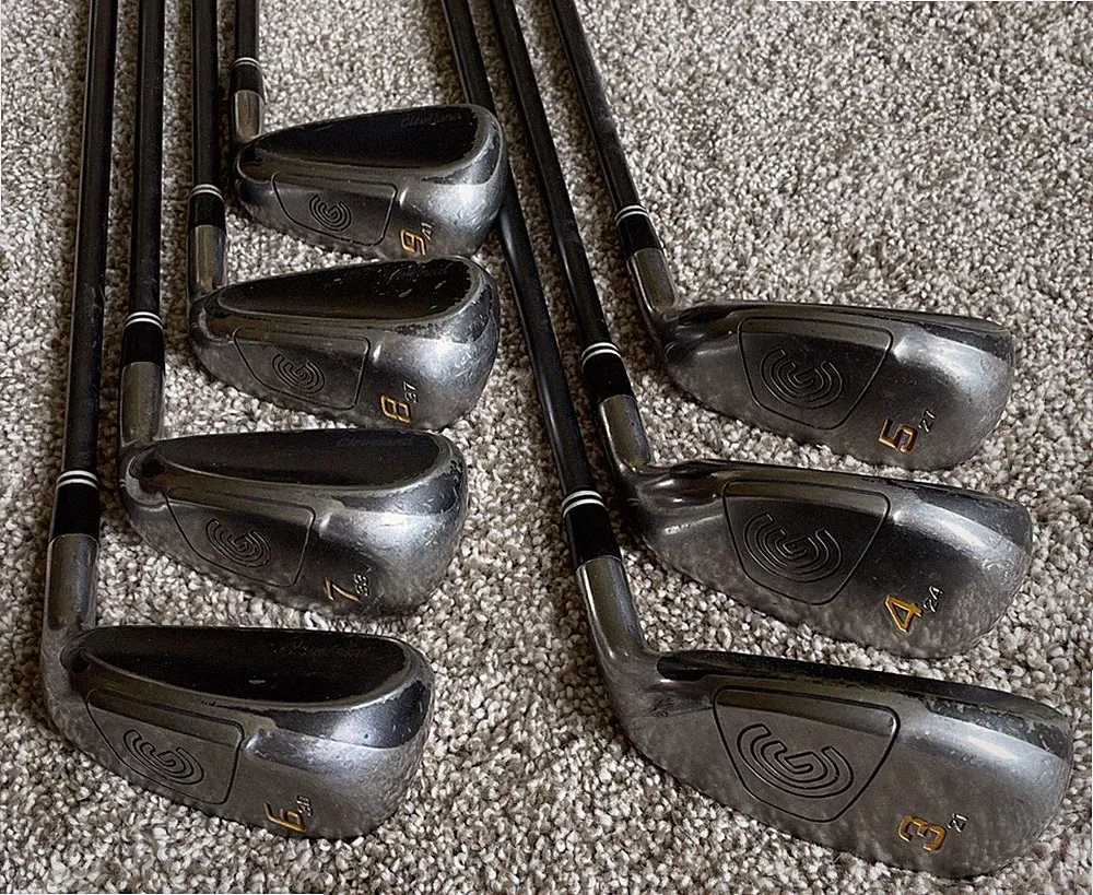 Cleveland Hibore Iron Set 3-9 78g Regular Flex Graphite Shafts Mens RH