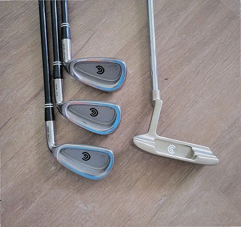 Cleveland Junior Golf Club Iron Set (5/6 7/8 9/PW) Putter Graphite Height 44-53"