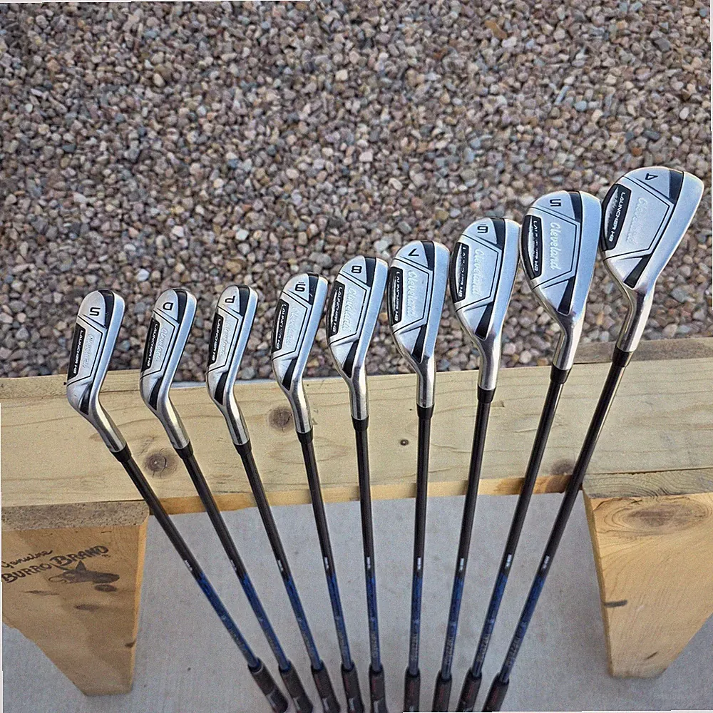 Cleveland LAUNCHER HB Iron Set 4iron-PW + DW +SW, Miyazaki 4444 Flex Men's RH