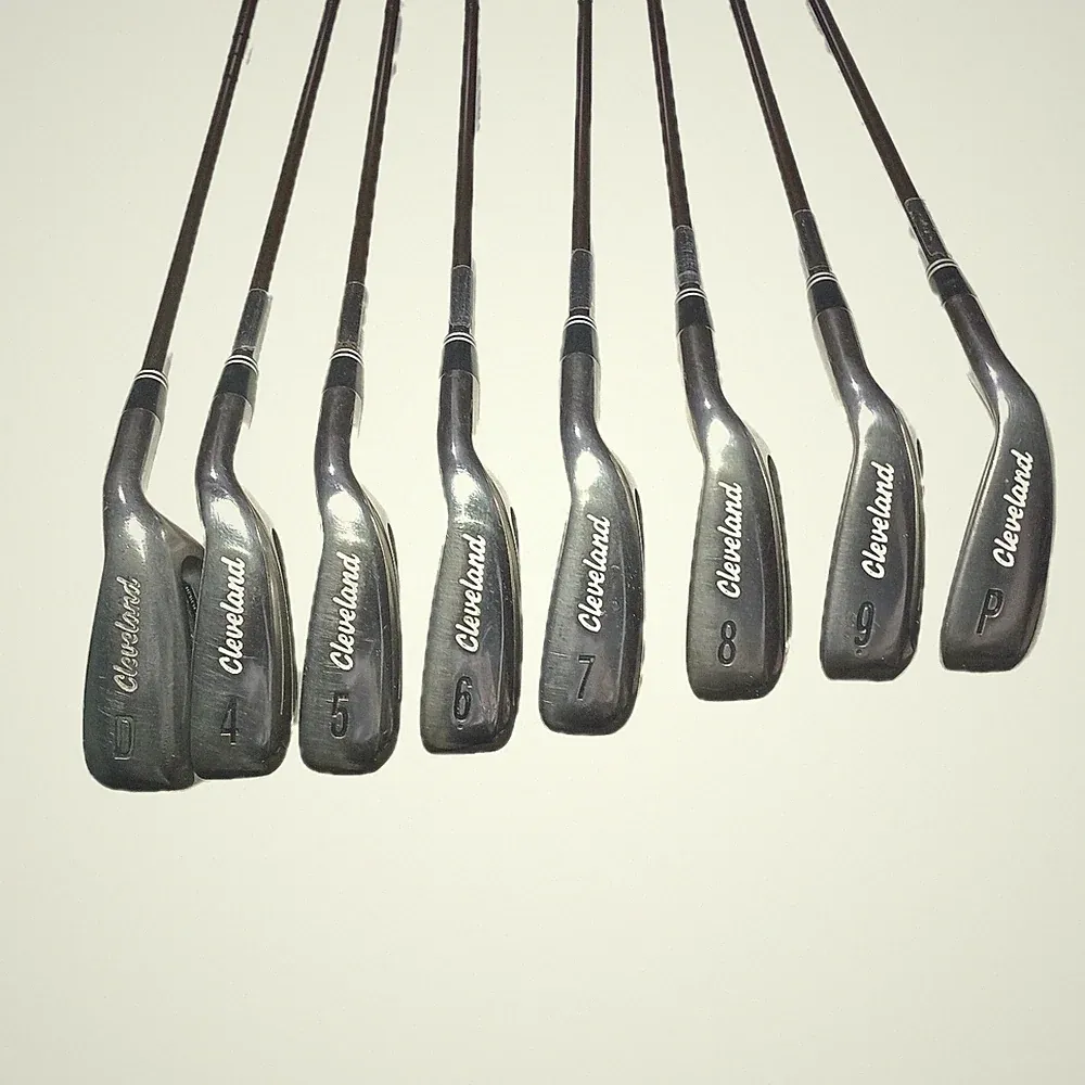 Cleveland Launcher Iron Set 4-PW,DW Regular Steel Golf Clubs Good Grips R-Flex