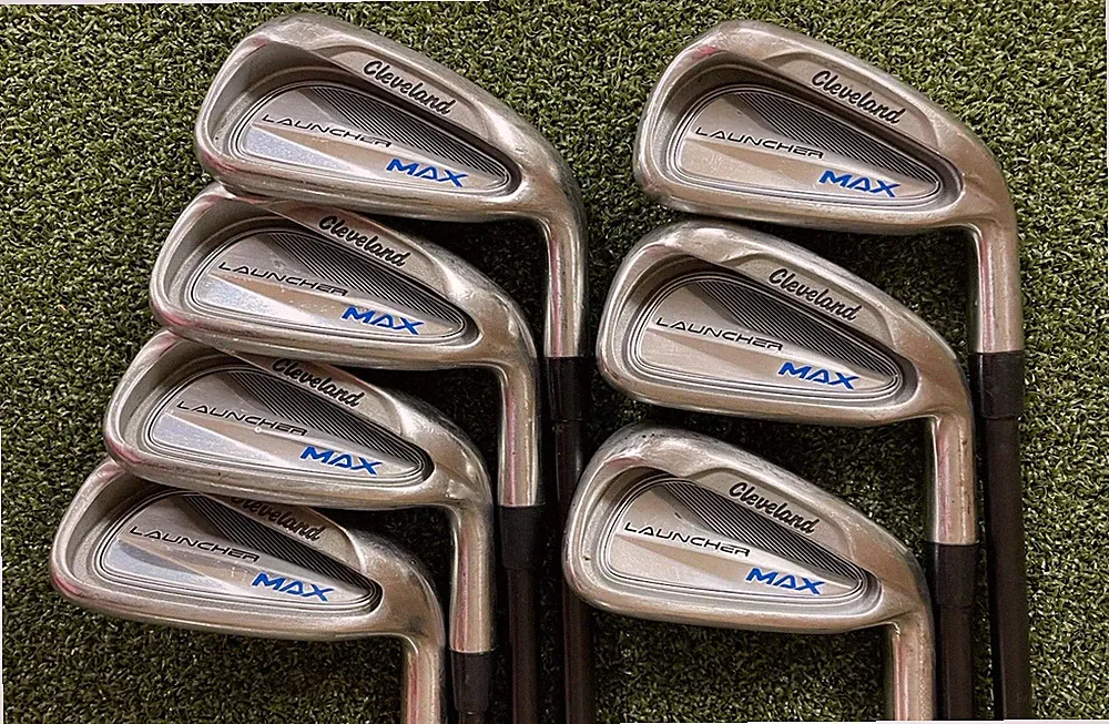 Cleveland Launcher MAX Iron Set 5-P-G Mens RH - UST Mamiya Helium 60i F2 Senior