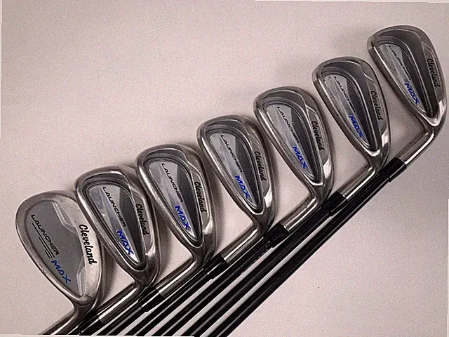 Cleveland Launcher MAX Iron Set 5-PW+SW UST Mamiya Helium 60I F2 Senior RH