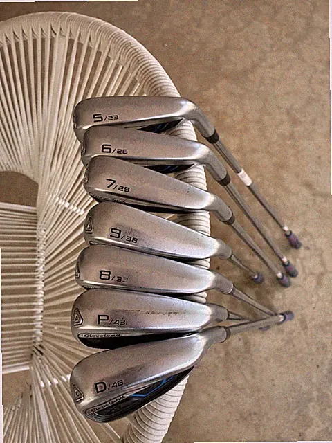 Cleveland Launcher XL Iron Set 5-DW KBS Tour Lite Steel Shafts Stiff