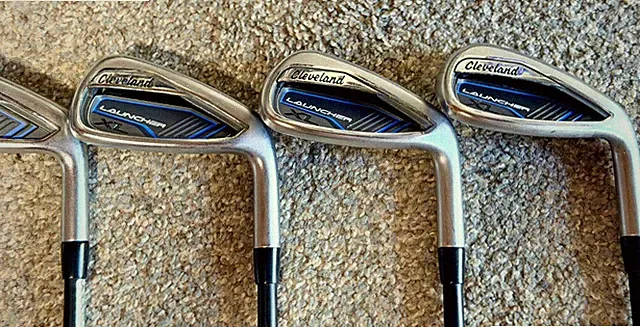 Cleveland Launcher XL Iron Set 5-PW Graphite Stiff With New Grips