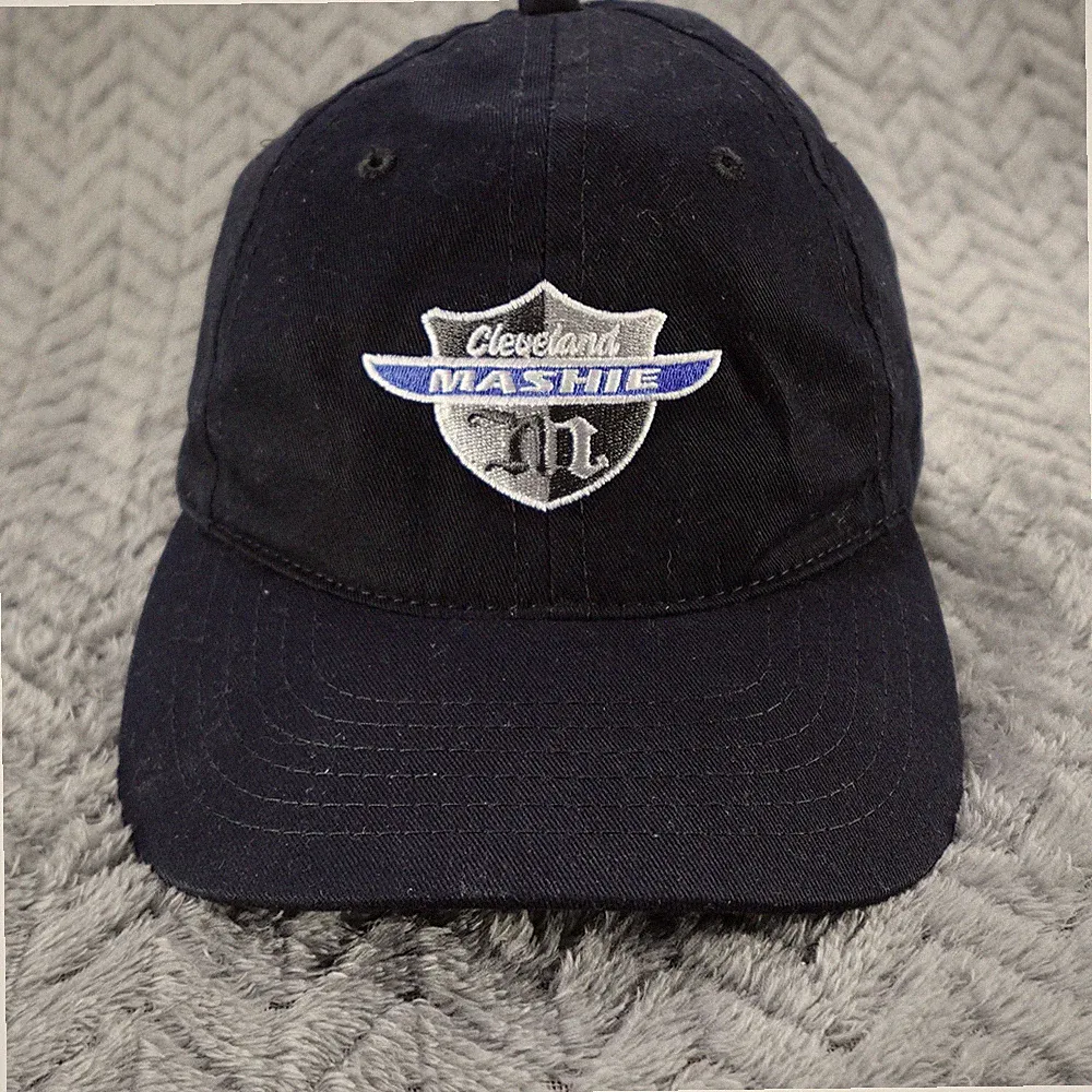 Cleveland Mashie Golf Hat Cap Men's Black Adjustable Strap Back