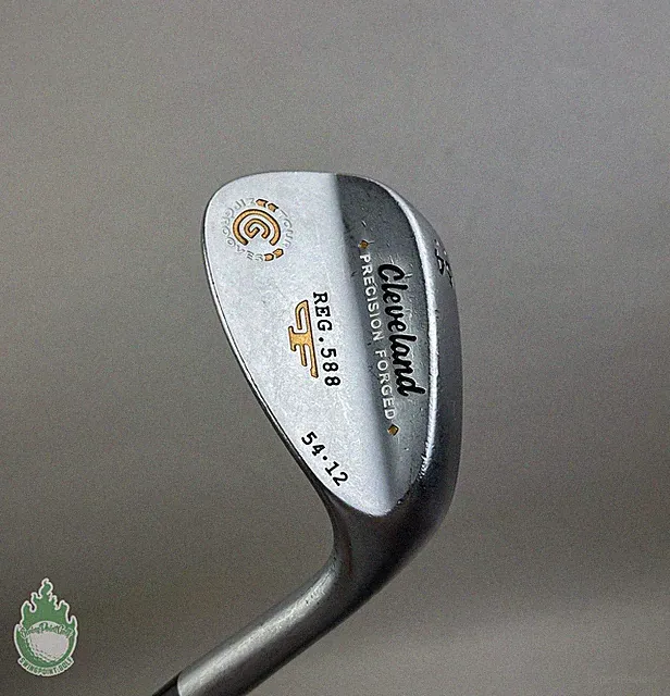 Cleveland Precision Forged REG 588 Chrome 54-12* Wedge Flex Steel Golf Club