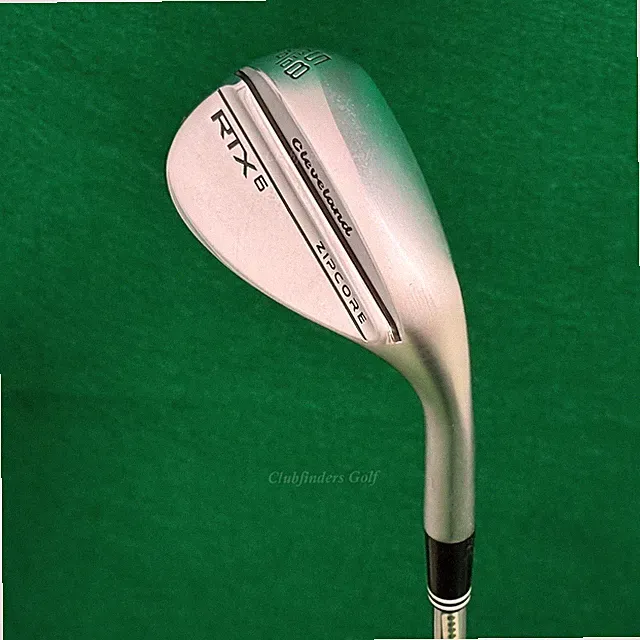 Cleveland RTX 6 Zipcore Chrome 58-10 58° Lob Wedge DG Spinner TI Wedge Flex