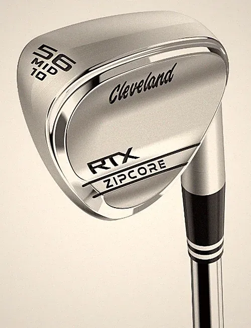 Cleveland RTX ZipCore Satin Mid 52* Gap Wedge 52-10 TT Dyn Gold Tour Right Hand