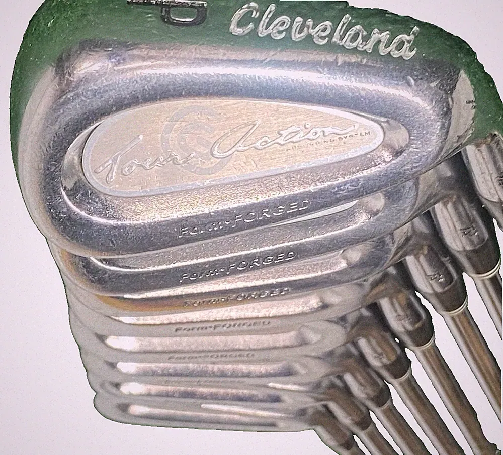 Cleveland TA3 Form Forged Iron Set 3-PW RH S300 Stiff Steel 5i 38" New RVL Grips