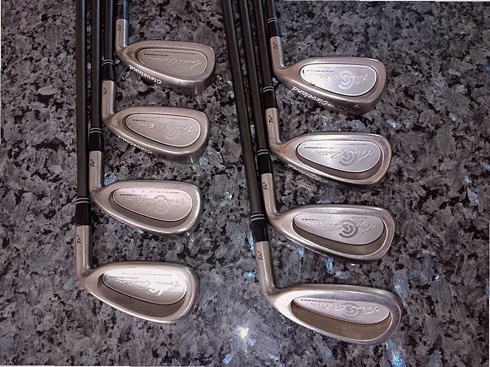 Cleveland Ta5 Senior Series Irons 4-SW Graphite TA5 Seniors Golf Clubs Excellent