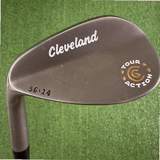 Cleveland Tour Action Gunmetal Sand Wedge 56° 14 Traction Steel Left Handed