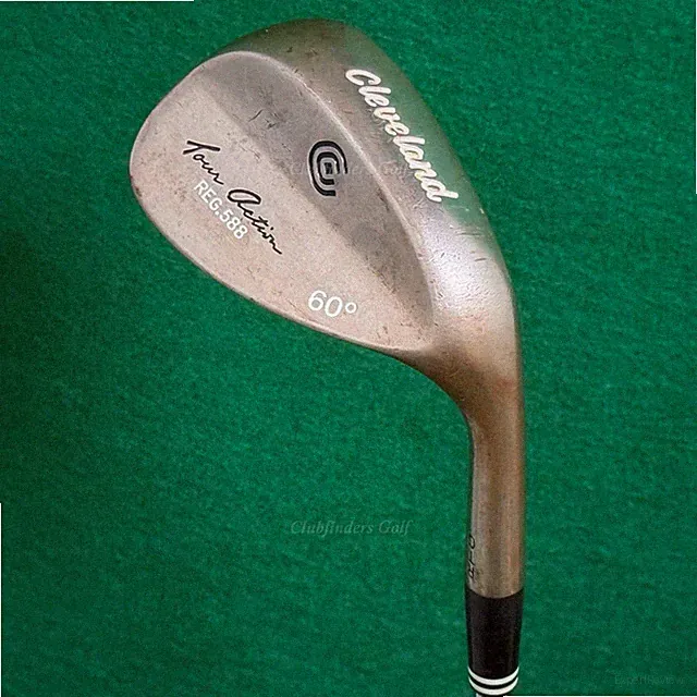 Cleveland Tour Action REG 588 Raw 60° Lob Wedge Cleveland Stepped Wedge Flex