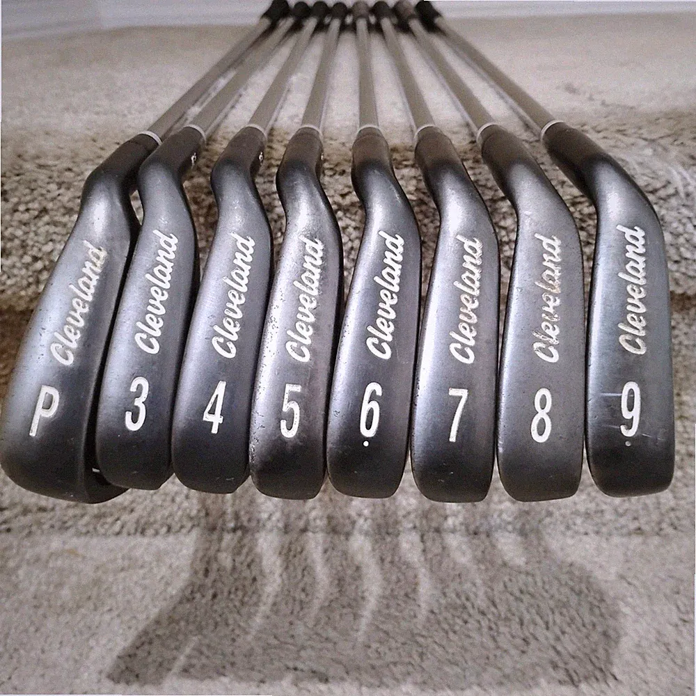 CLEVELAND Tour Action TA5 GunMetal 3-PW RH Stiff Flex Iron Set, Excellent Clean