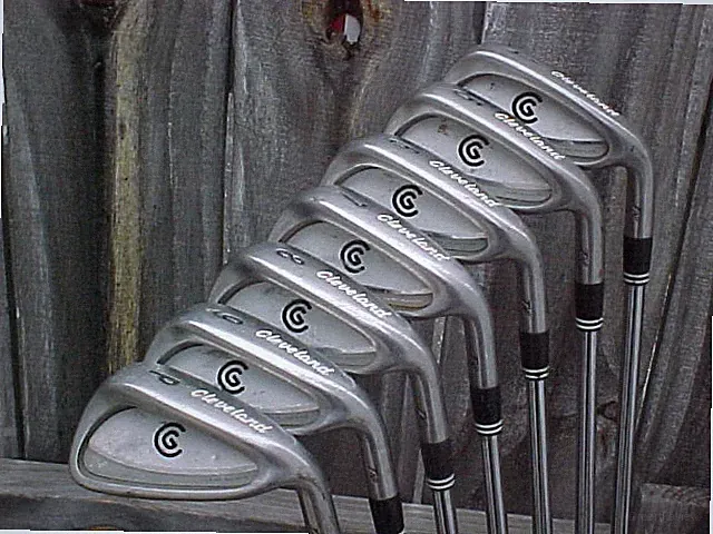 Cleveland Tour Action TA6 Oversize RH Golf Clubs Irons Set 4 thru PW w New Grips