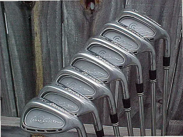 Cleveland Tour Action TA7 Stainless Golf Clubs Irons Set 4 thru PW w R Sensicore