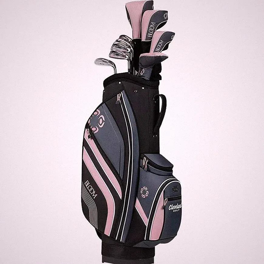 Cleveland Womens Bloom Complete Golf Set w/Bag Right Hand - Black/Pink - 2023