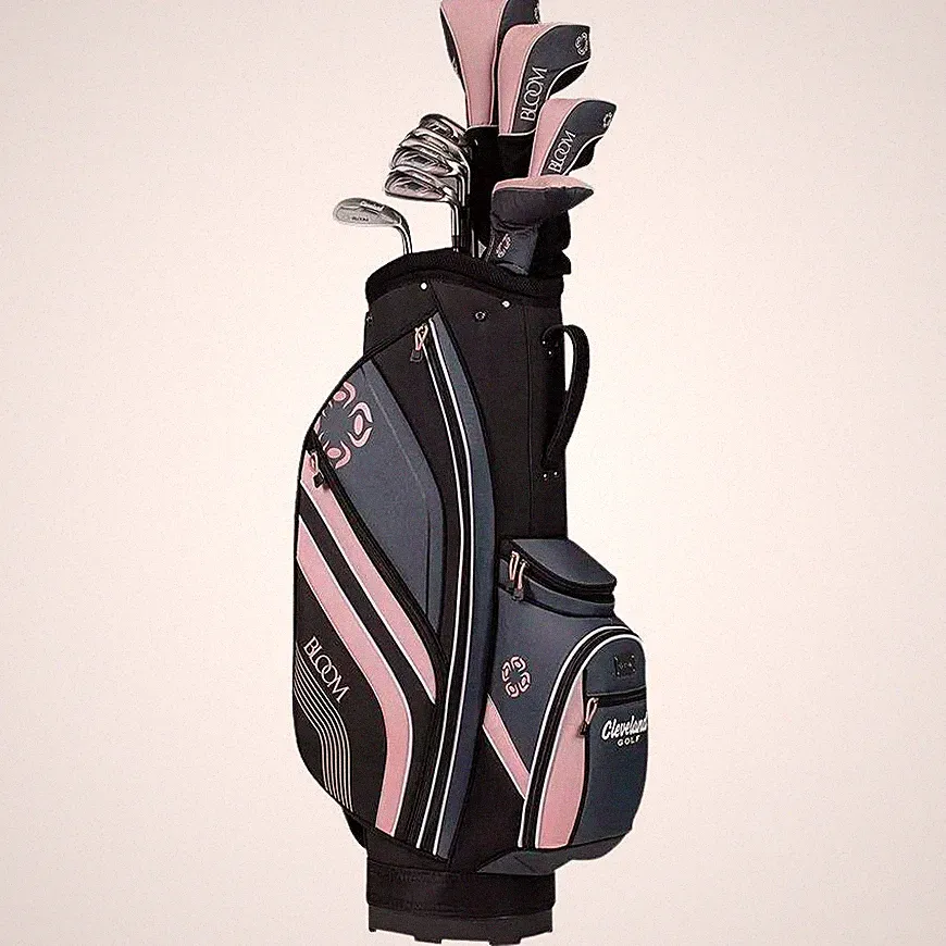 Cleveland Womens Bloom Complete Golf Set w/Bag Right Hand - Black/Pink - 2023