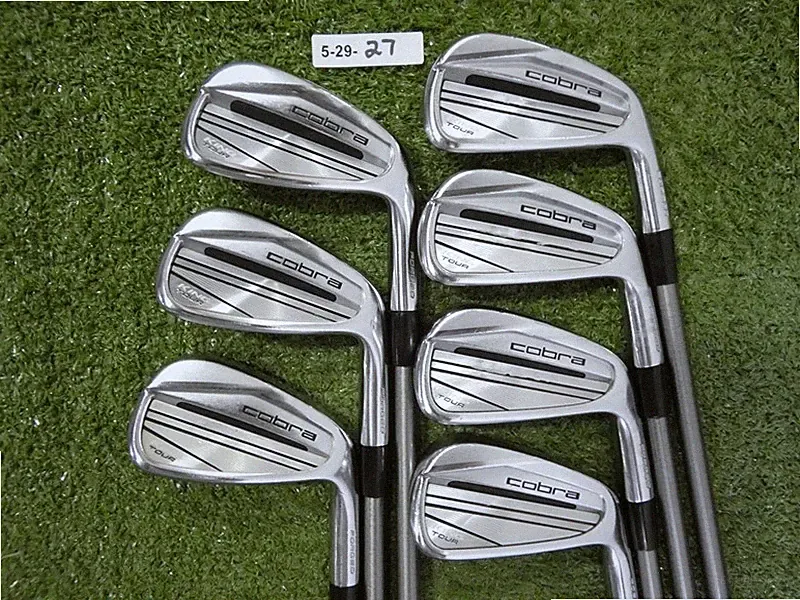 Cobra 2023 King Tour Forged Irons 4-P SteelFiber i110 Stiff Graphite