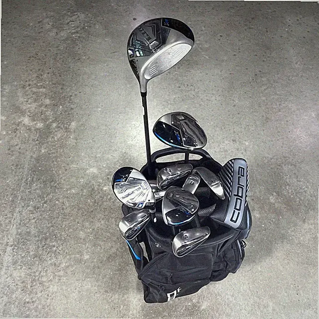 Cobra Air X Club Set Driver 3W 4H-5H 6-PW SW Putter Ultralite 45g Senior RH +Bag