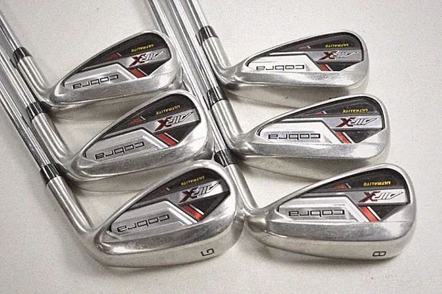 Cobra Air-X Ultralite 2023 5-PW,GW Iron Set Ultralite Stiff Flex Steel #209445