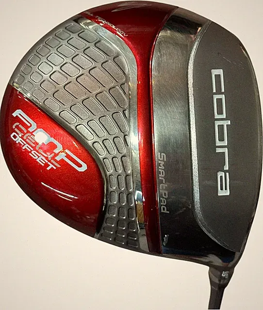 Cobra Amp Cell Offset 9.5° Driver Amp Cell Stiff Flex Shaft Lamkin REL Grip